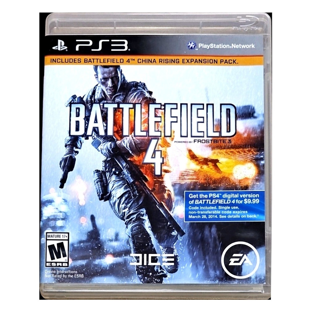 Battlefield 4 PS3 Video Game‎ Complete Disc Manual FPS Action Electronic Arts